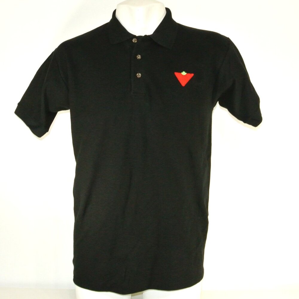 CANADIAN TIRE Store Employee Uniform Polo Shirt Black NEW Size XL - Picture 6 of 9